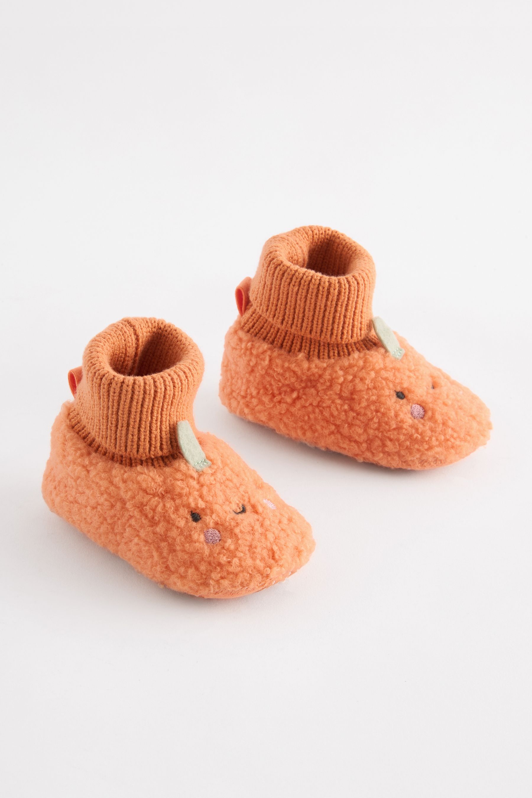 NEXT Orange Halloween Baby Bootie Shoes 0 18mths 12 18 Mths