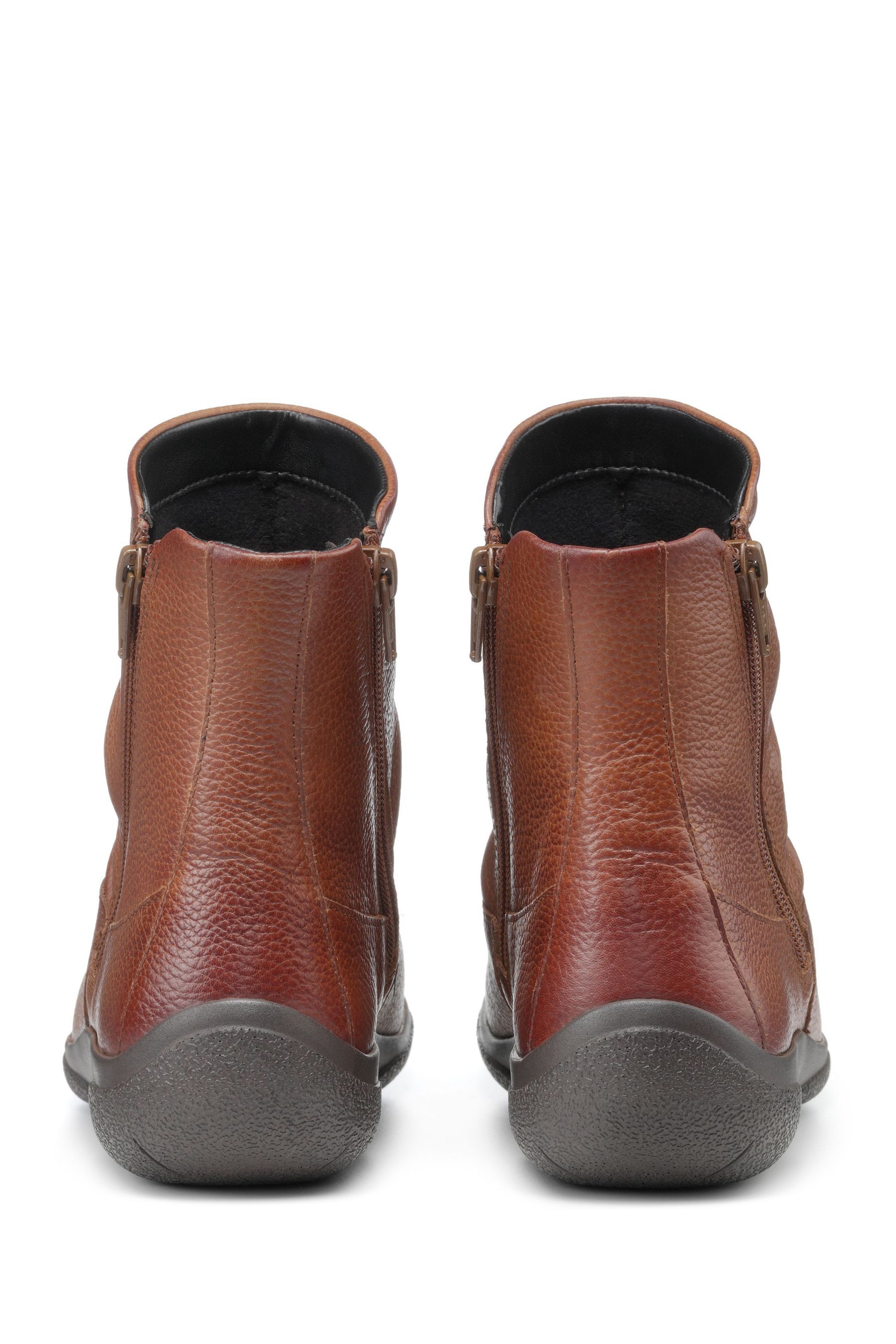 Buy Hotter Brown Wide Fit Whisper Zip Boots from the Next UK online shop