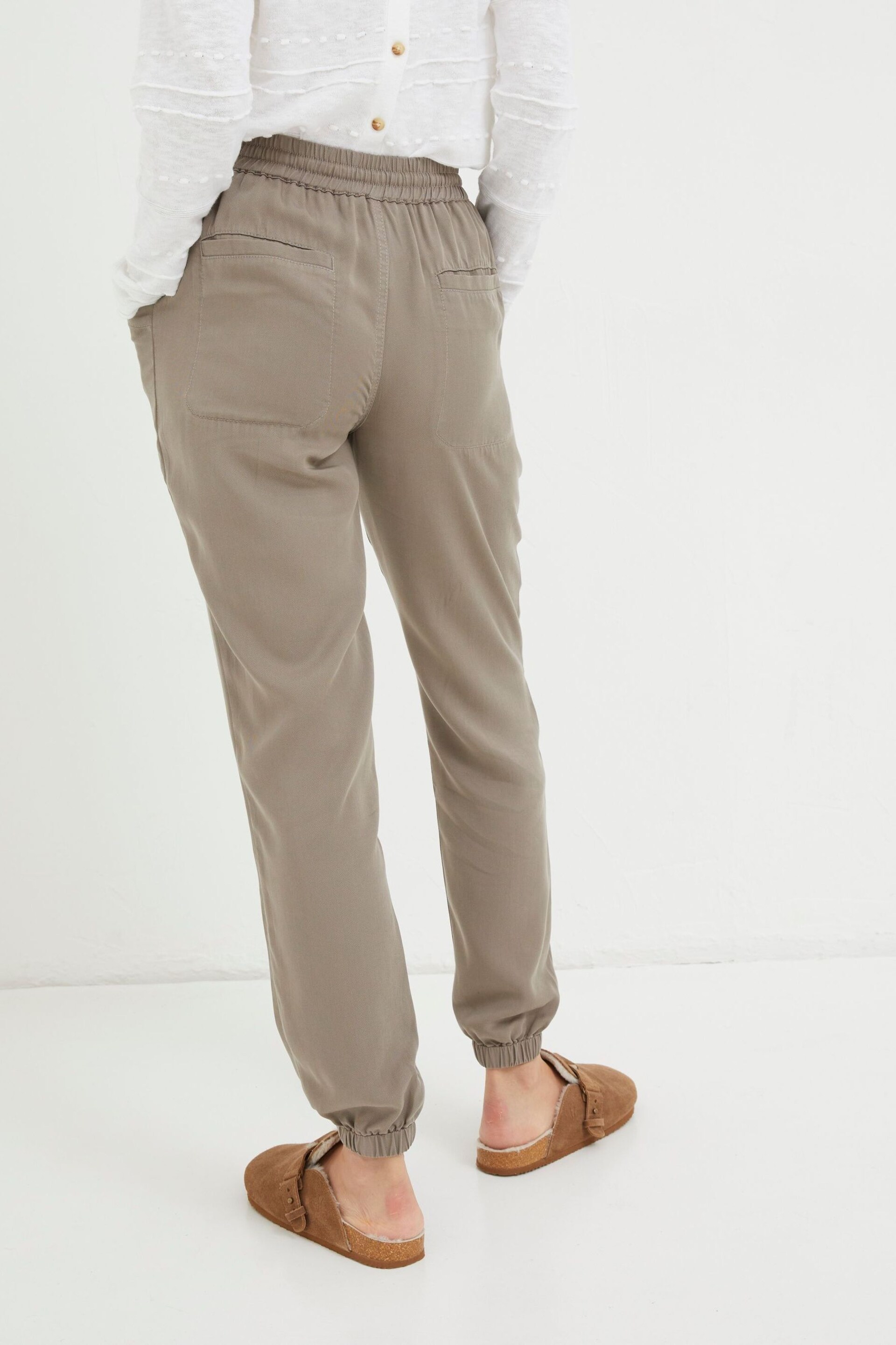 FatFace Brown Lyme Cargo Cuffed Joggers - Image 2 of 5