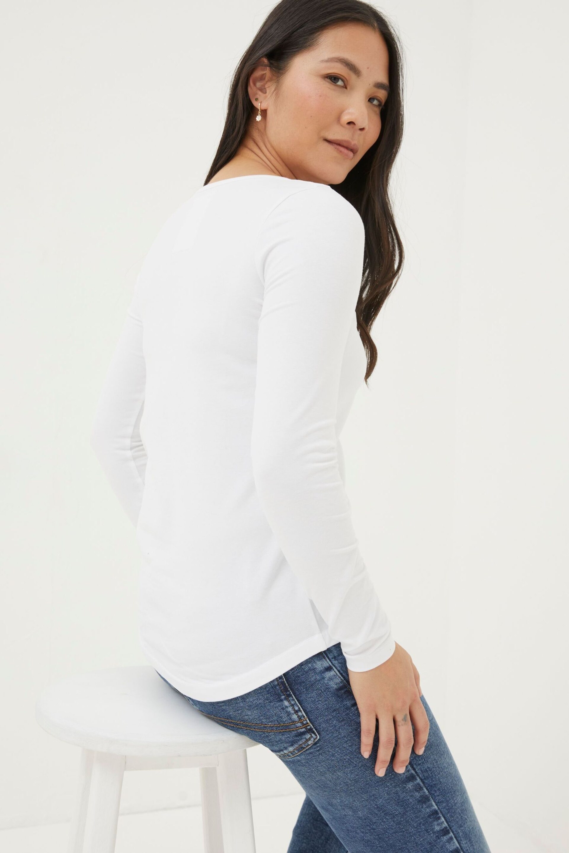 FatFace White T-Shirt - Image 2 of 4