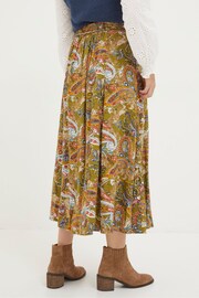 FatFace Green Amelie Prairie Paisley Midi Skirt - Image 3 of 6