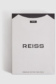 Reiss White Mikan Pack of Two Crew-Neck T-Shirts - Image 4 of 4