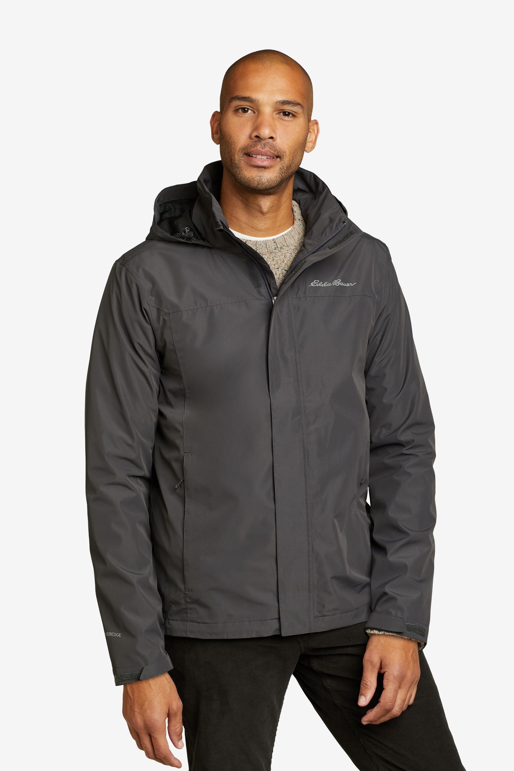 Buy Eddie Bauer Grey Packable Rainfoil Jacket from Next Ireland