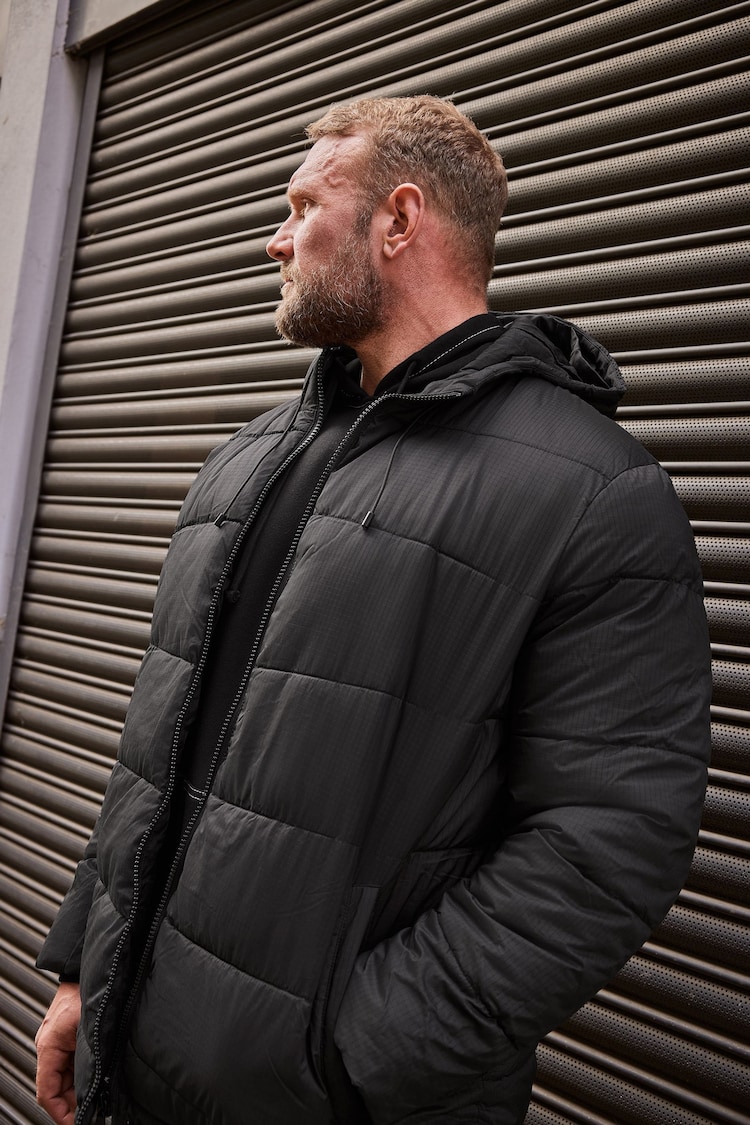 BadRhino Big & Tall Black Premium Padded Coat - Image 2 of 4