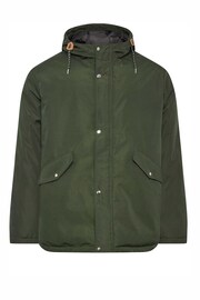 BadRhino Big & Tall Green Long Parka Jacket - Image 3 of 4