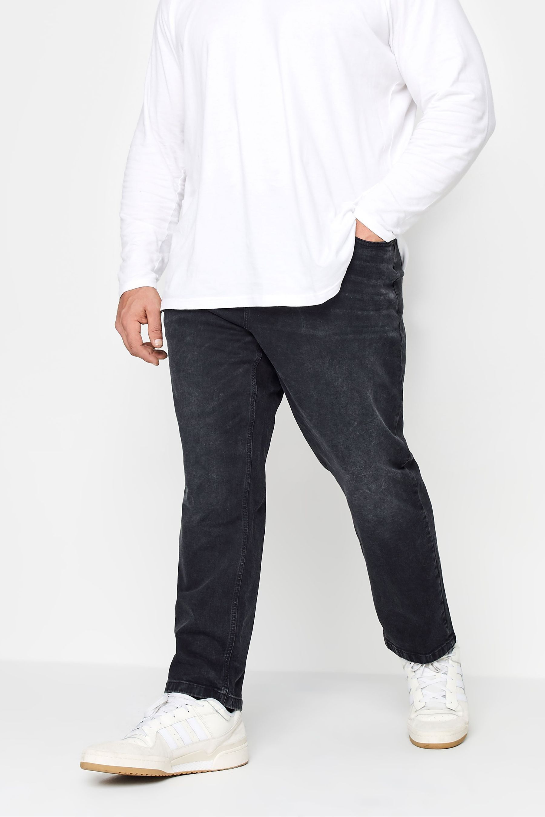 Big and tall black jeans store