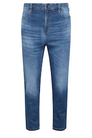 BadRhino Big & Tall Blue Washed Denim Jeans - Image 3 of 4
