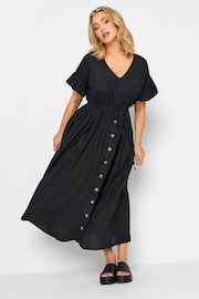 Yours Curve Black 100% Cotton Limited Boho Maxi Dress - Image 1 of 4