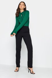 Long Tall Sally Green Twist Front Keyhole Top - Image 2 of 4