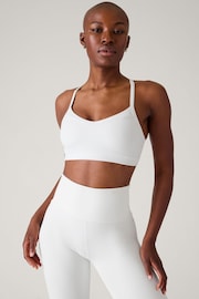 Athleta White A-C Cup Vital Sports Bra - Image 1 of 5