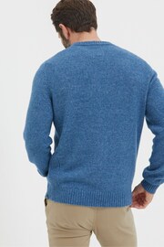 FatFace Blue Lewes Crew Jumper - Image 2 of 5