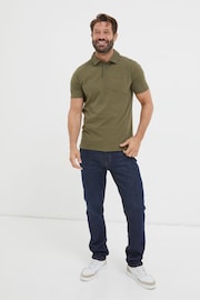 FatFace Green Perranporth Polo Shirt - Image 3 of 5