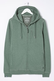 FatFace Brooke Green Zip Through Hoodie - Image 5 of 5