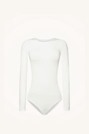 Wolford White Berlin Longsleeve Bodysuit - Image 4 of 5