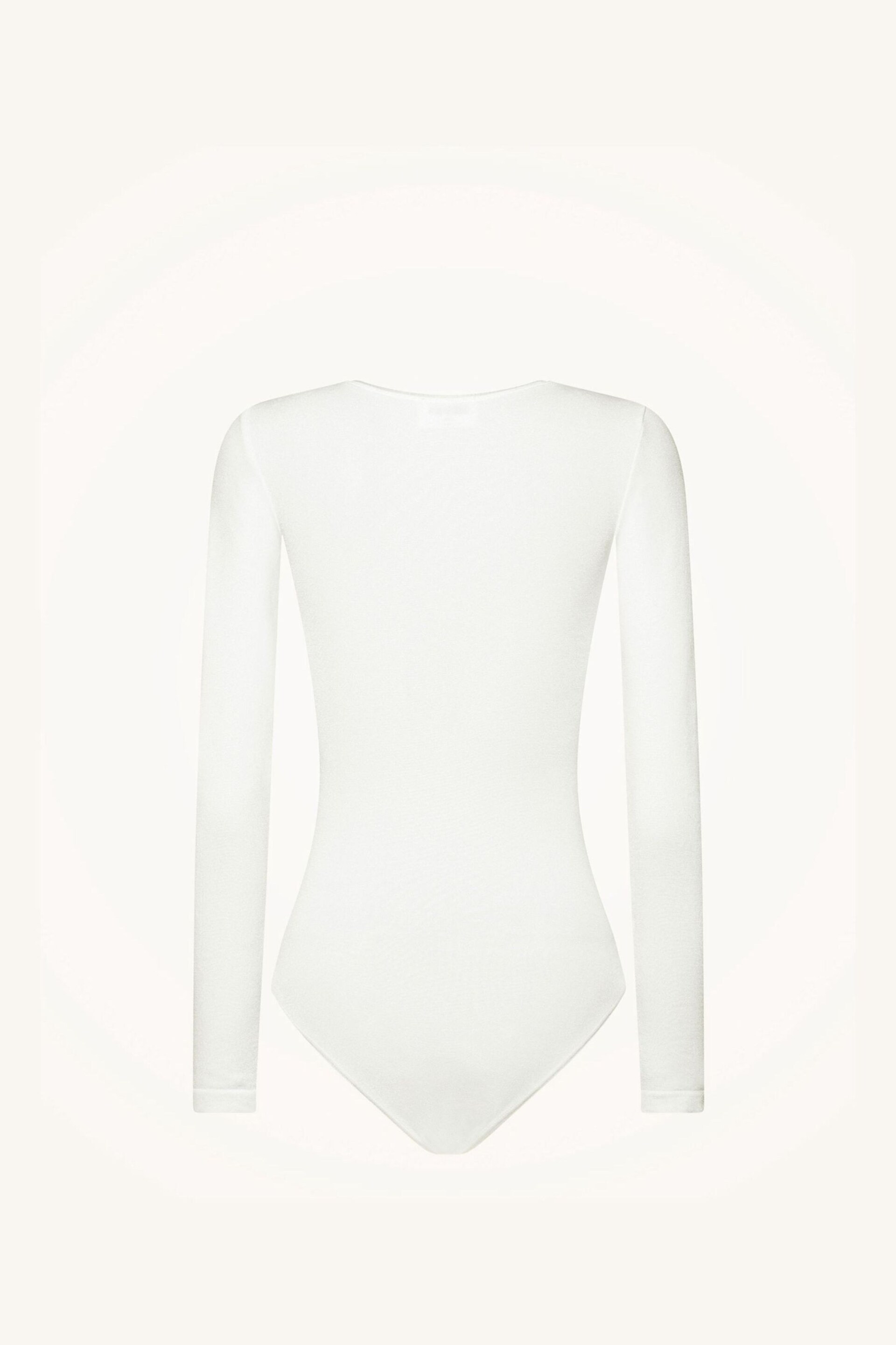 Wolford White Berlin Longsleeve Bodysuit - Image 5 of 5