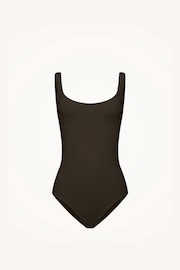 Wolford Brown Jamaika Vest String Bodysuit - Image 4 of 4