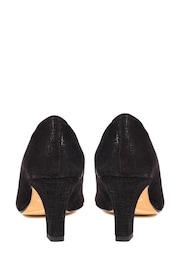 Pavers Van Dal Pointed Toe Leather Black Court Shoes - Image 3 of 5