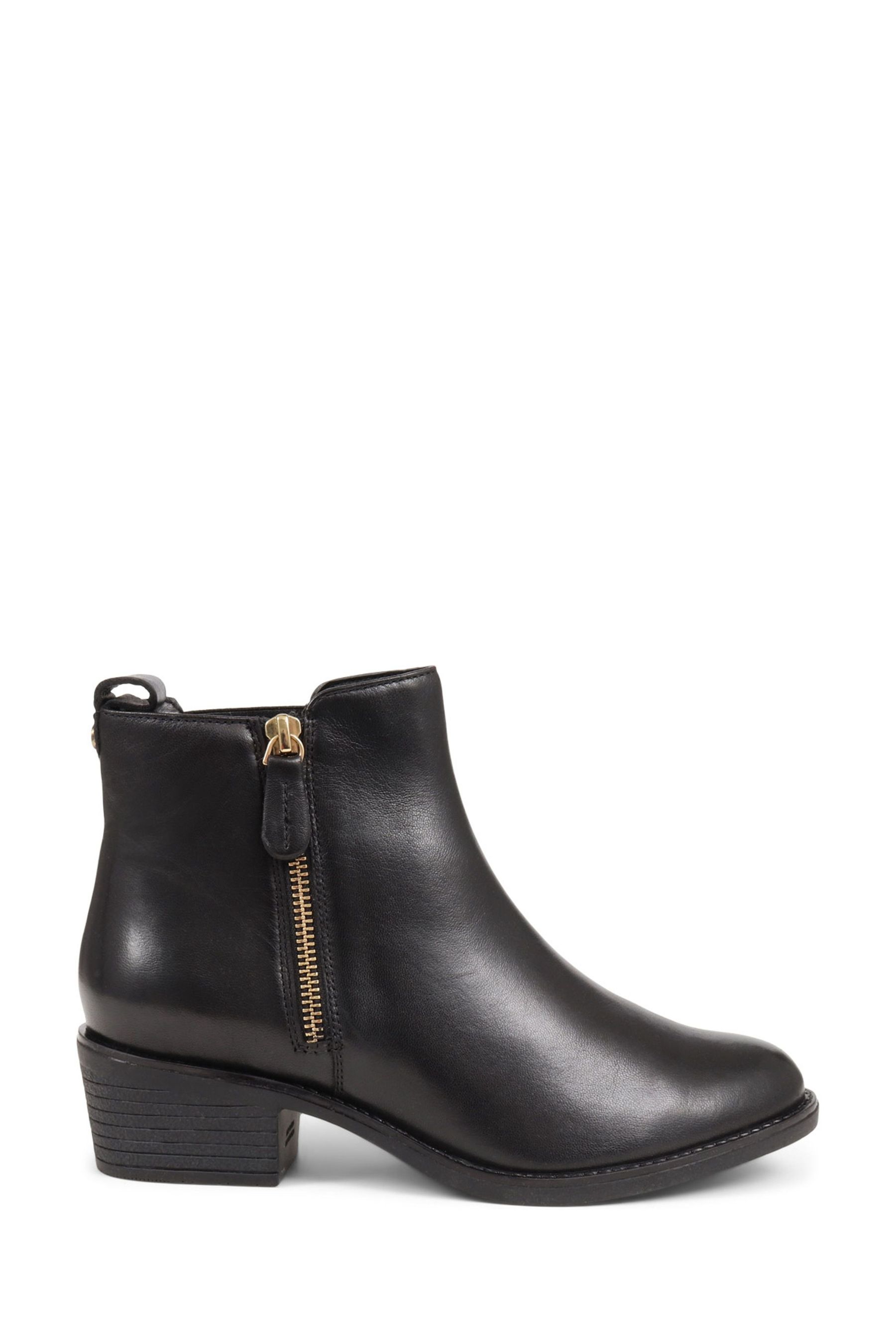 Buy Pavers Van Dal Leather Heeled Black Chelsea Boots from Next Luxembourg