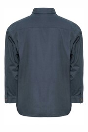 BadRhino Big & Tall Blue Woven Overshirt - Image 3 of 3