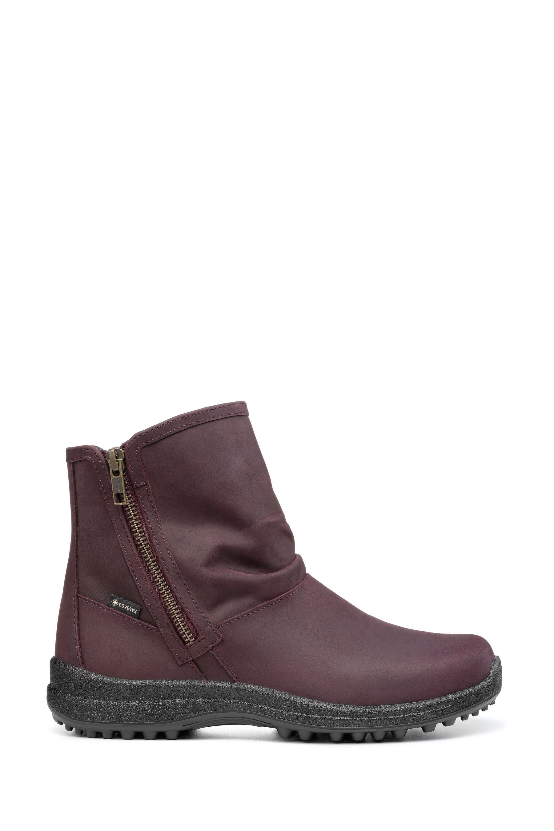 Hotter Red Regular Fit Terrain GTX Zip Fastening Boots