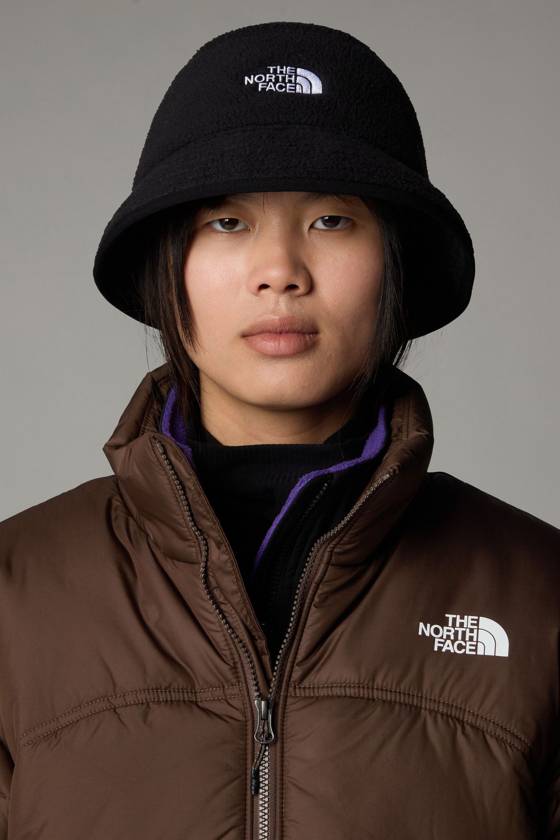 North face black bucket hat sales