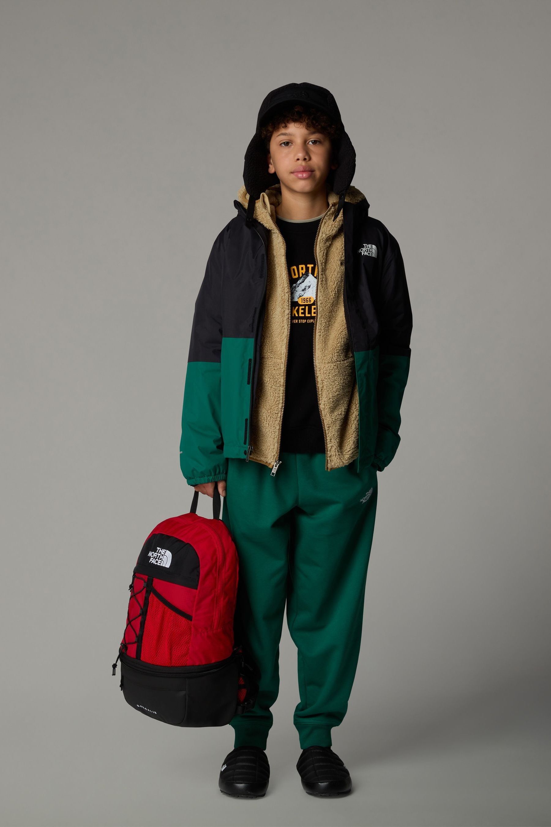 Buy The North Face Green Boys Waterproof Warm Antora Rain Jacket from Next Luxembourg
