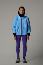 The North Face Blue Girls Yumiori Ful Zip Fleece Jacket - Image 3 of 5