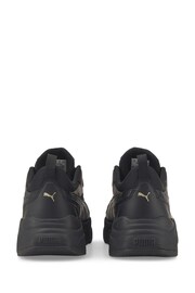 Puma Black Cassia Trainers - Image 5 of 6