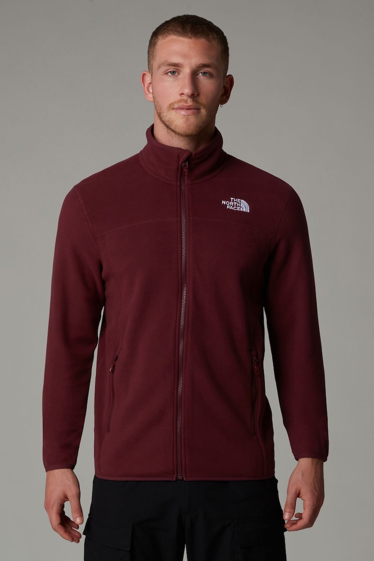 The North Face Purple Mens Glacier Full Zip Fleece - Image 1 of 4