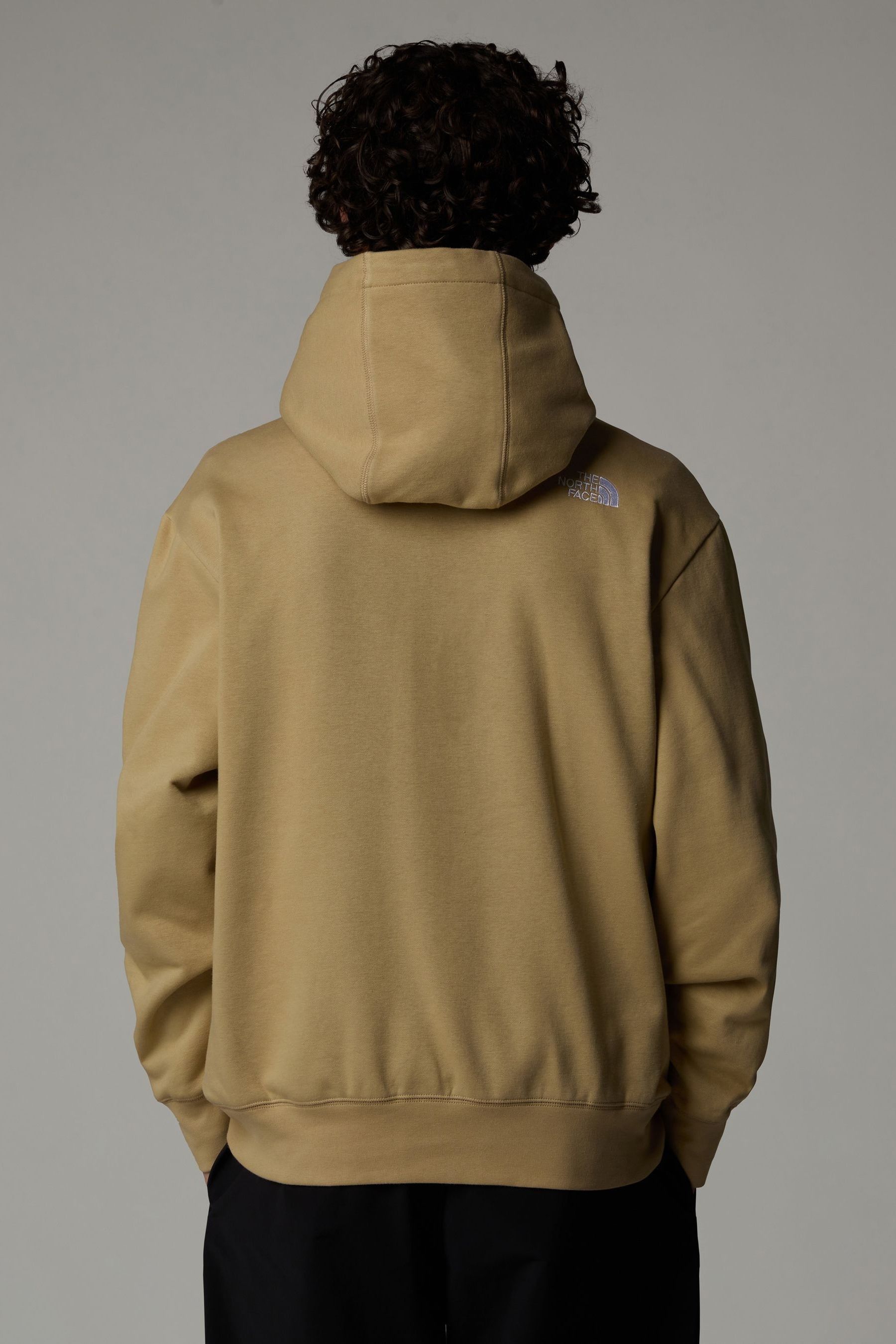 Brown north face hoodie cheap
