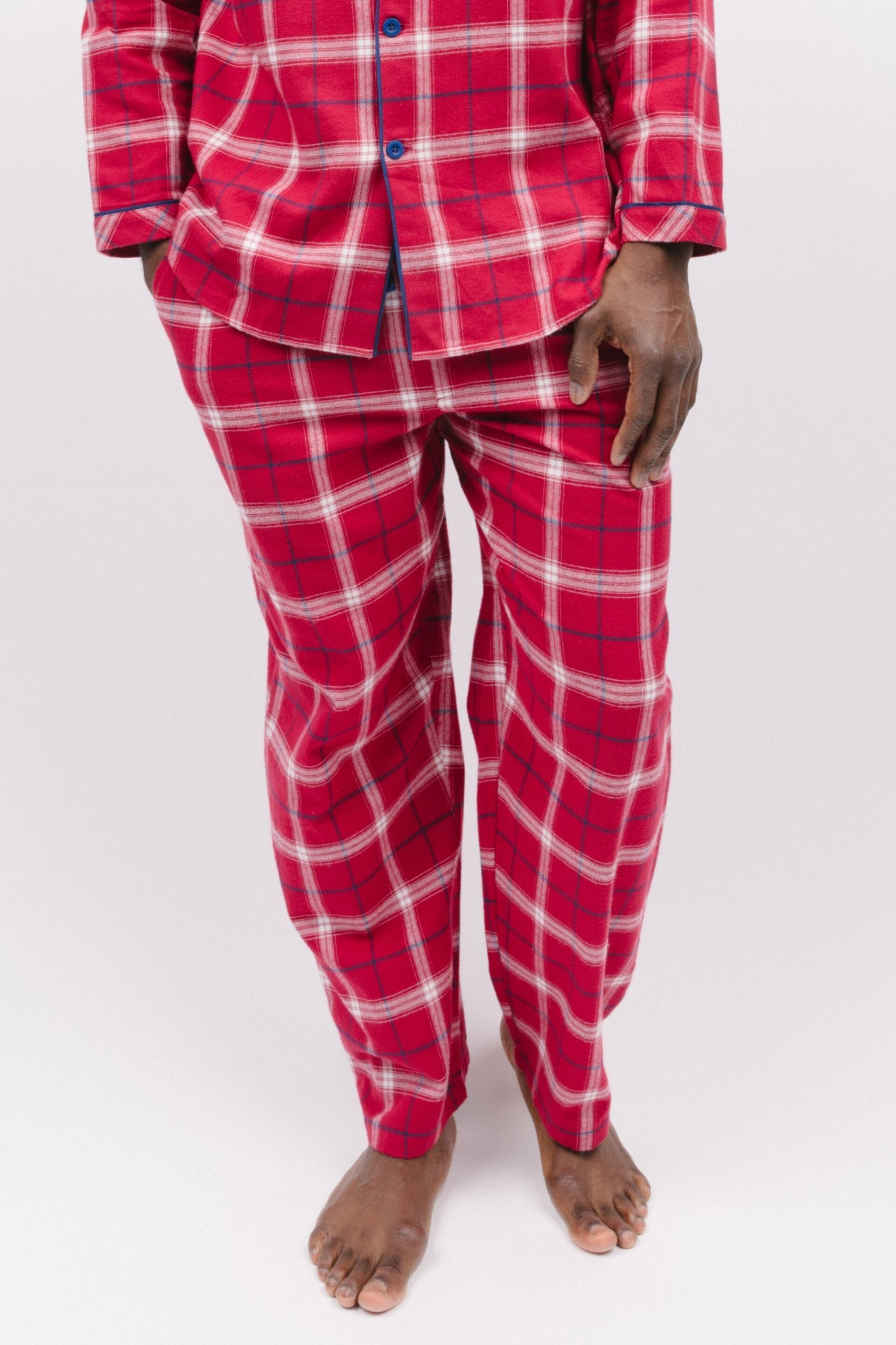 Cyberjammies Red Check Pyjamas Bottoms - Image 2 of 4