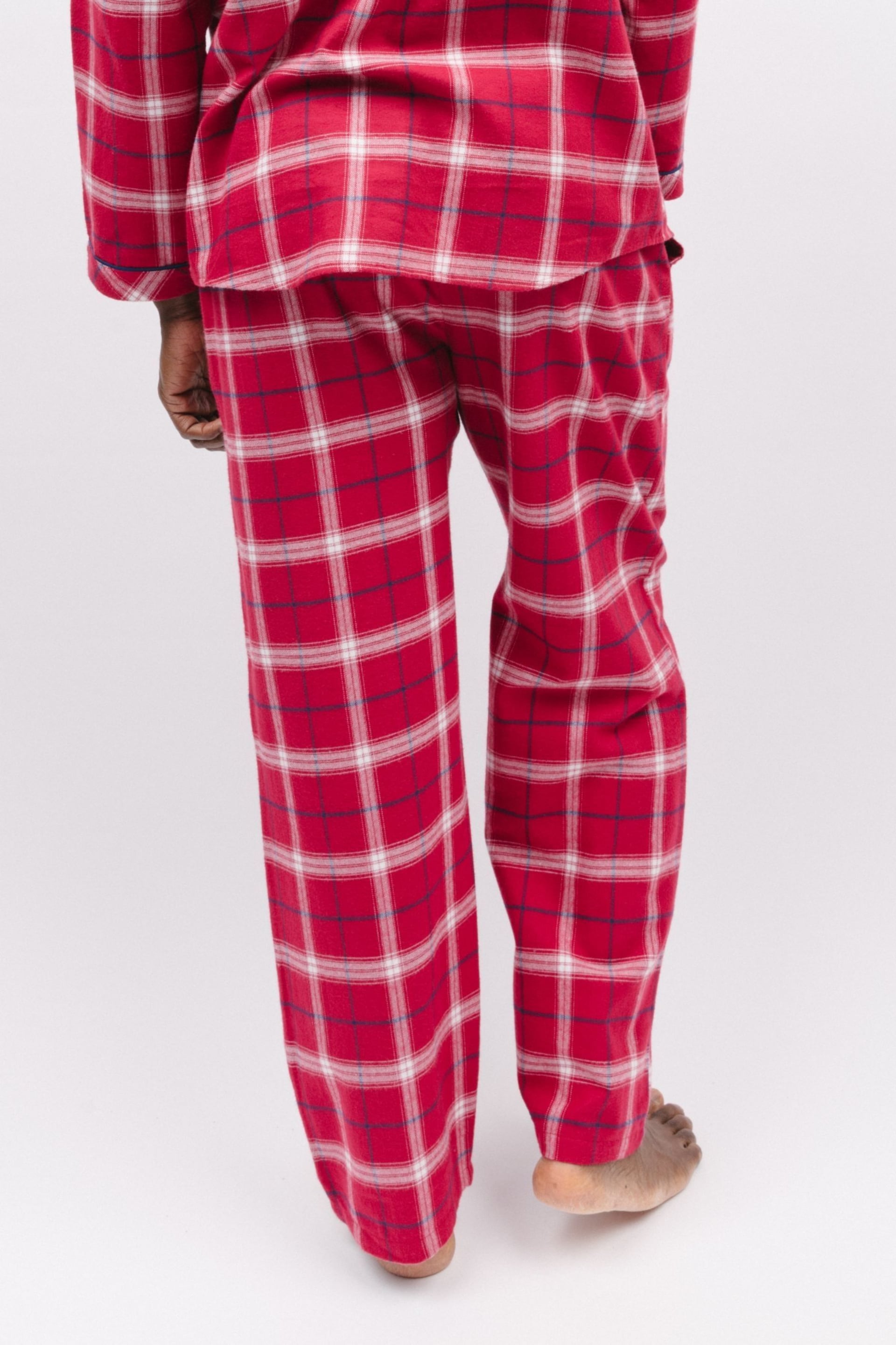 Cyberjammies Red Check Pyjamas Bottoms - Image 3 of 4