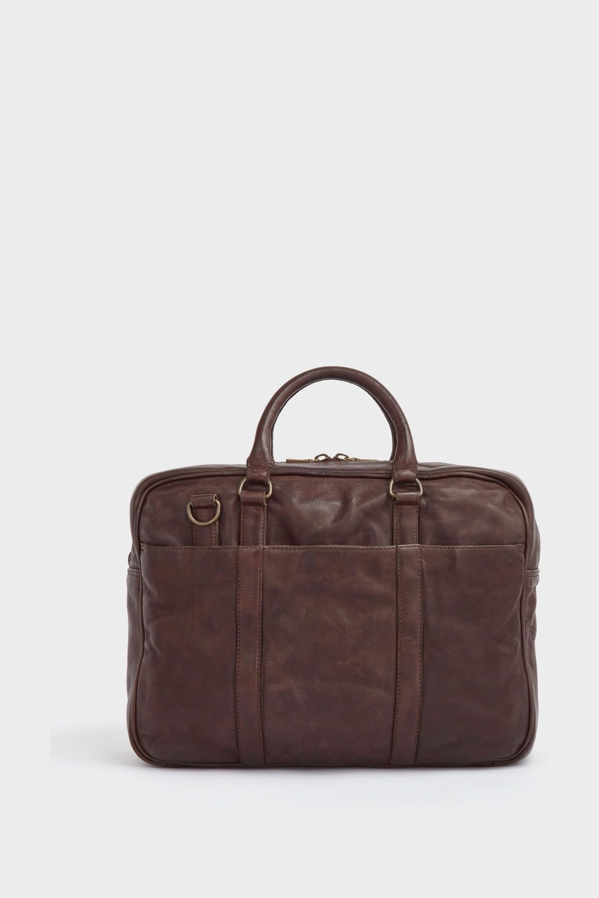 Osprey London Medium The Washed Leather Grip Brown Bag - Image 2 of 7