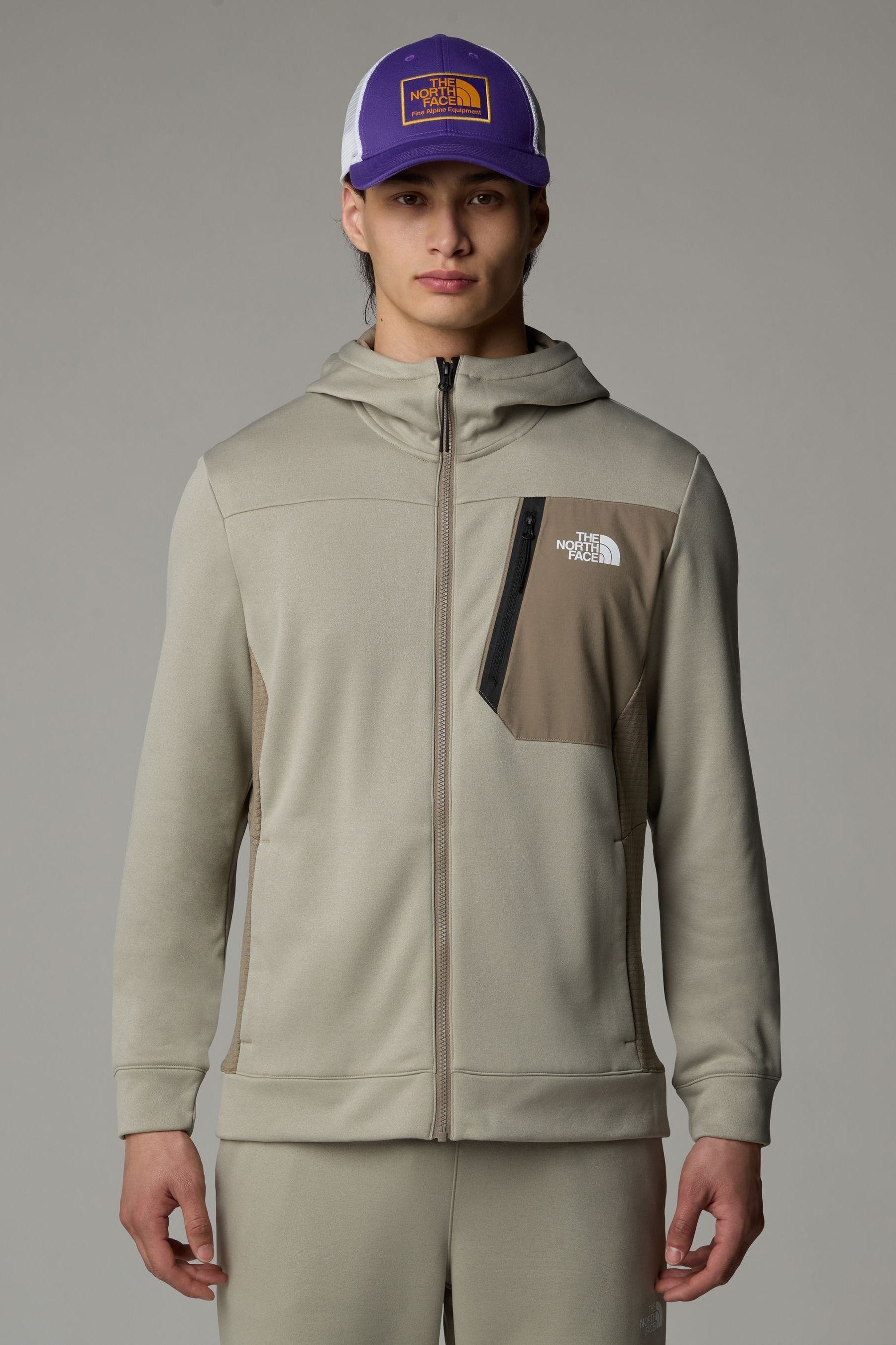 Buy The North Face Grey Mens Mountain Athletic Full Zip Fleece from Next Ireland
