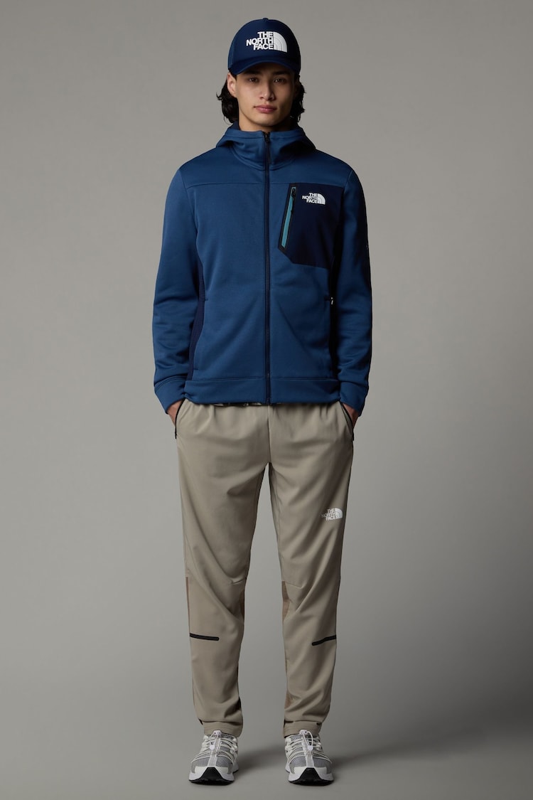 The North Face Blue Mens Mountain Athletic Full Zip Fleece - Image 4 of 4