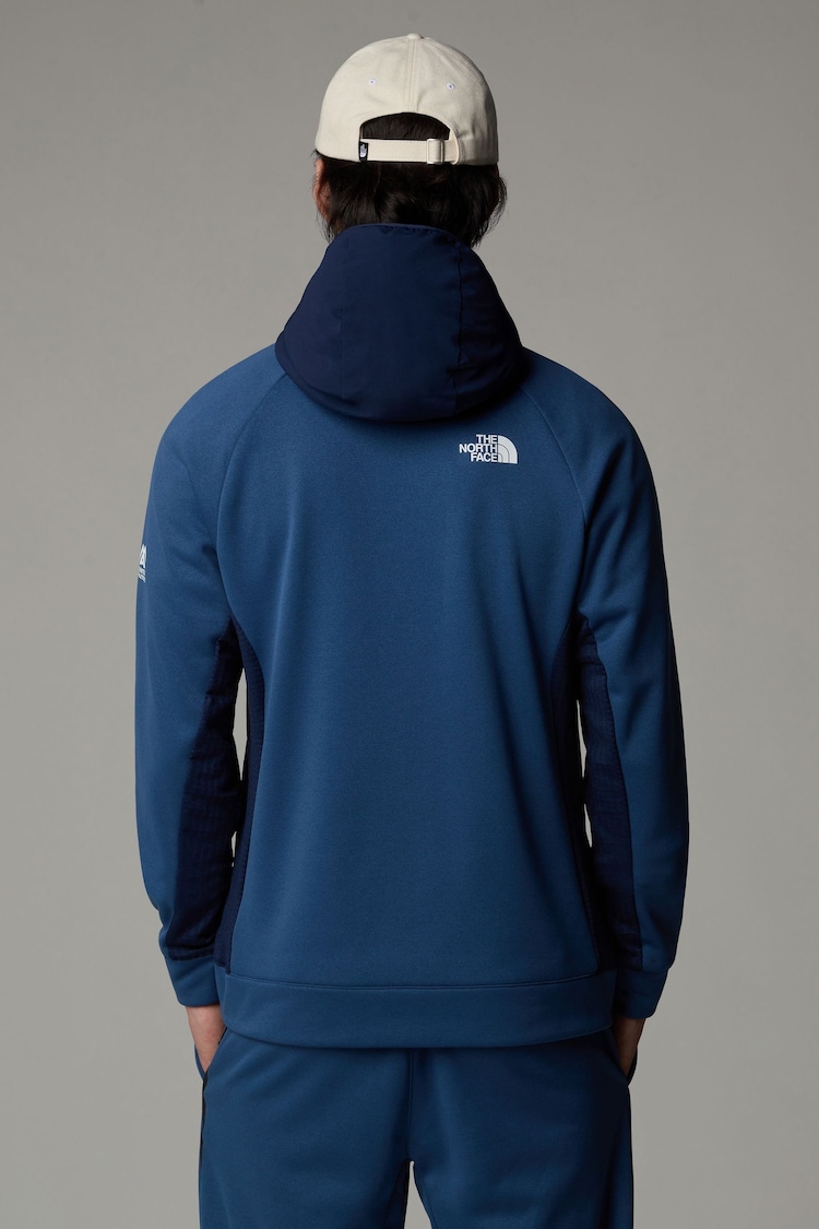 The North Face Blue Mens Mountain Athletic 1/4 Zip Fleece - Image 2 of 3