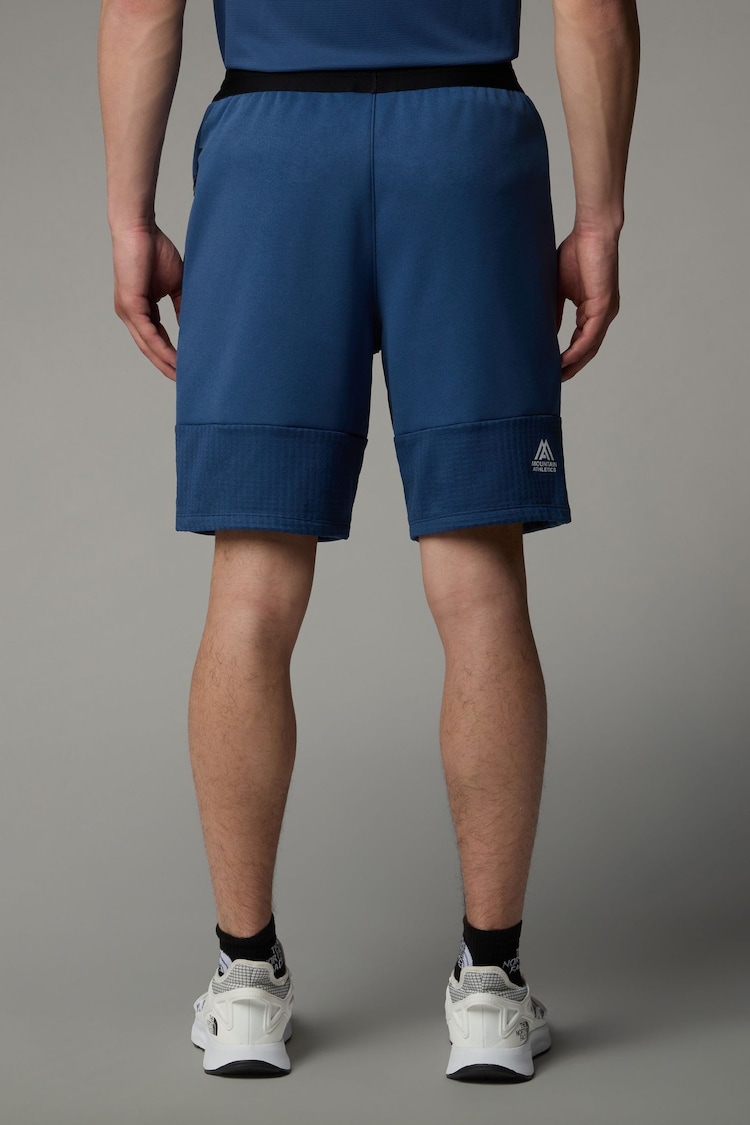 The North Face Blue Mens Mountain Athletics Fleece Shorts - Image 3 of 3