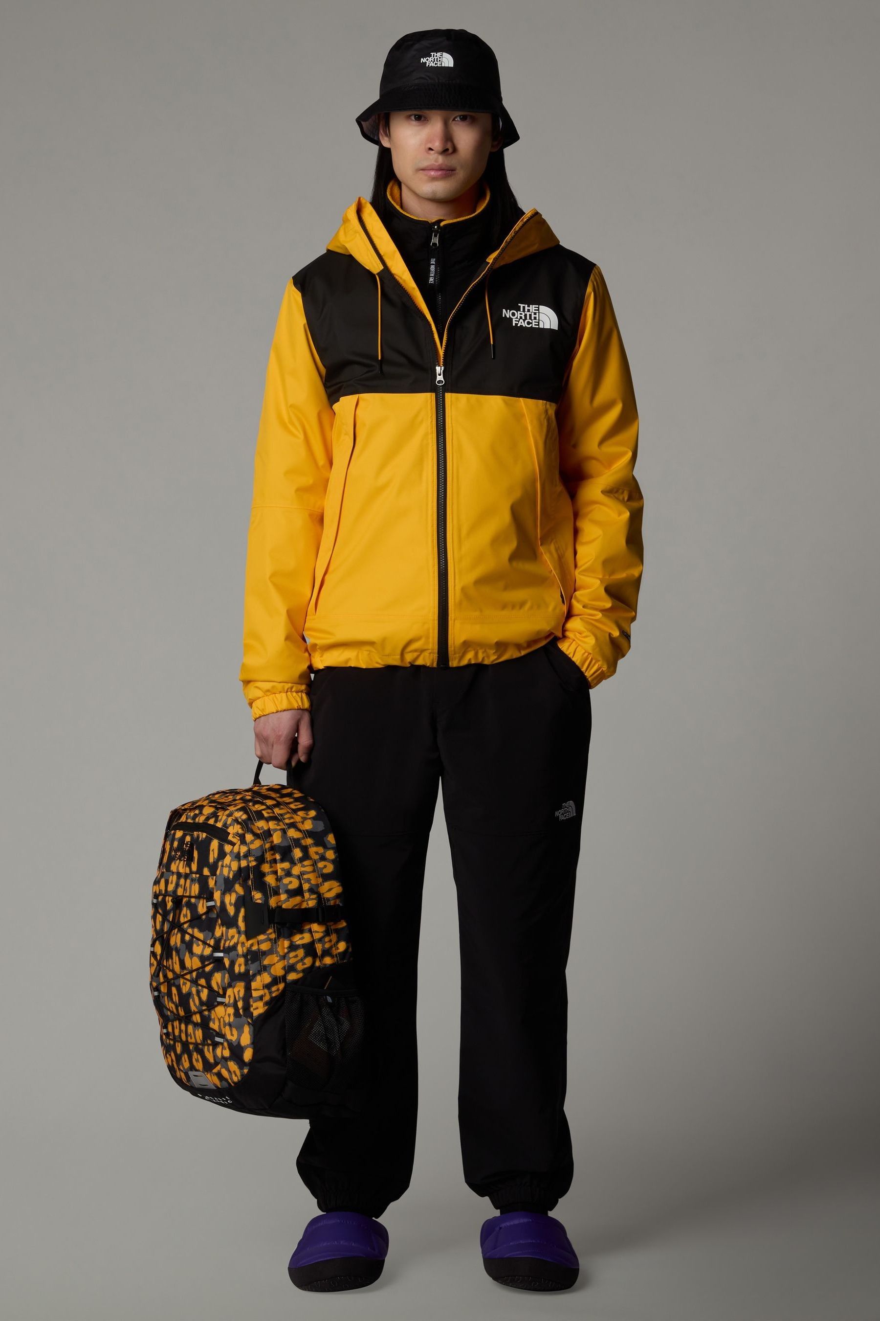 North face mens yellow jacket best sale