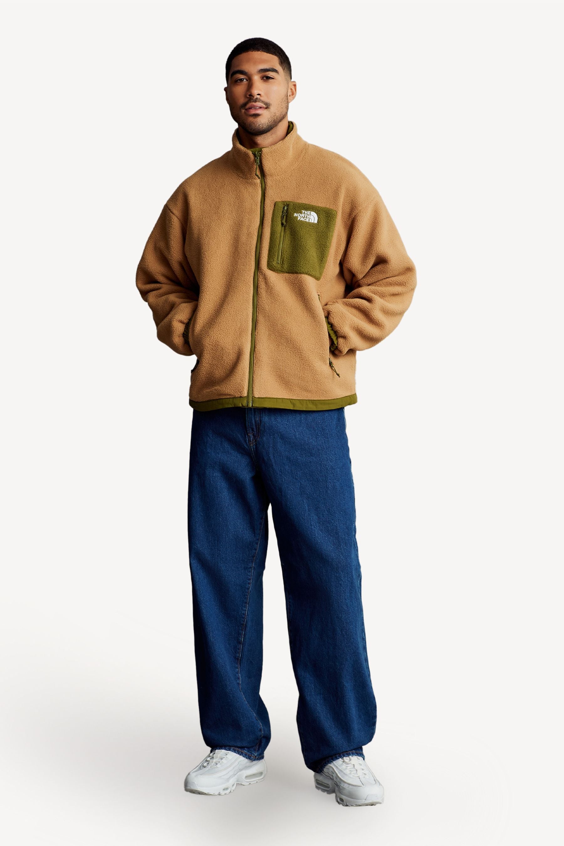 The North Face Green Mens Yumiori Reversible Fleece Jacket