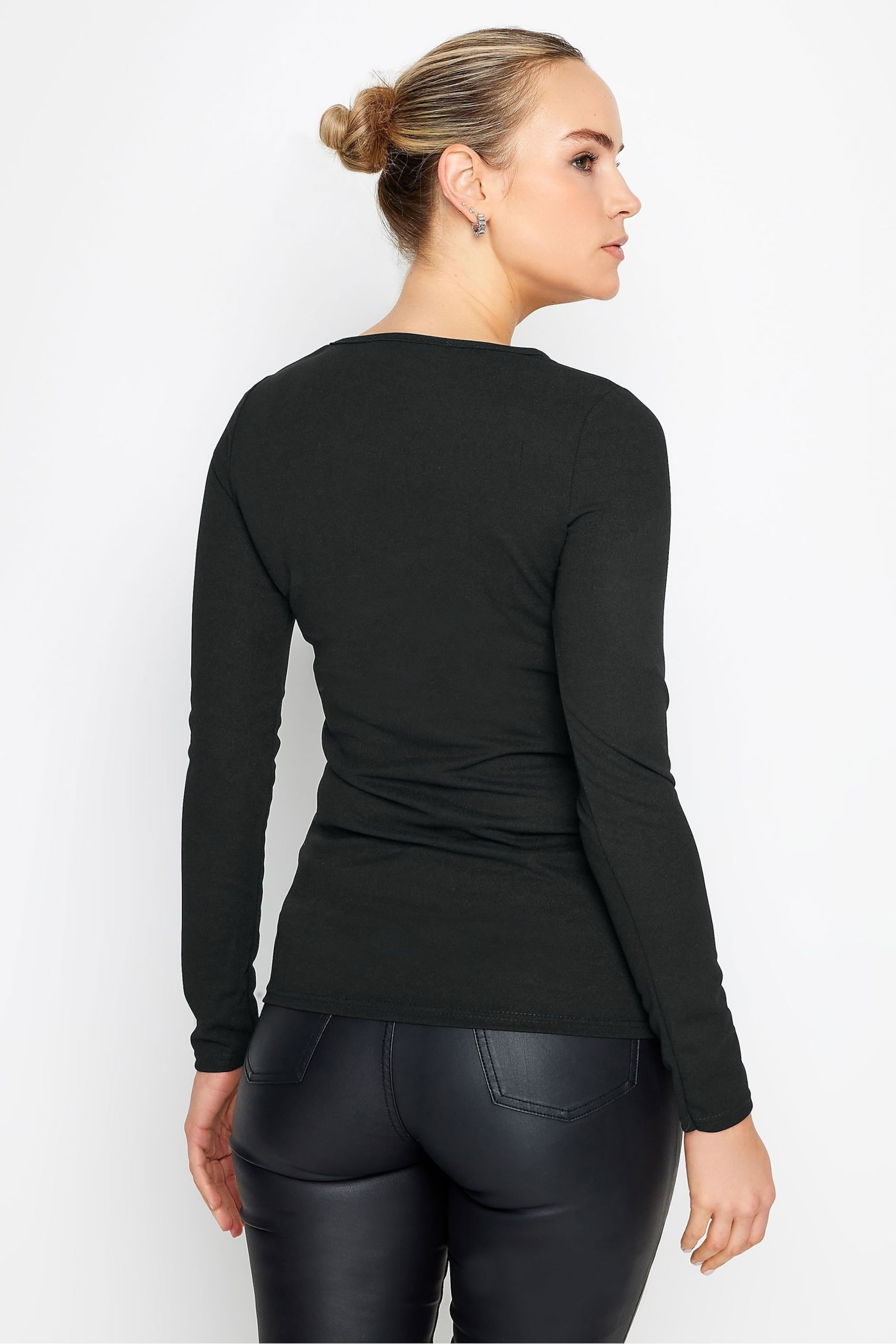 Long Tall Sally Black Cut Out Top - Image 2 of 4