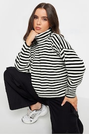 PixieGirl Petite Black Stripe Roll Neck Jumper - Image 4 of 4