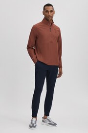 Reiss Rust Dalton Castore Water Repellent Track Jacket - Image 3 of 8