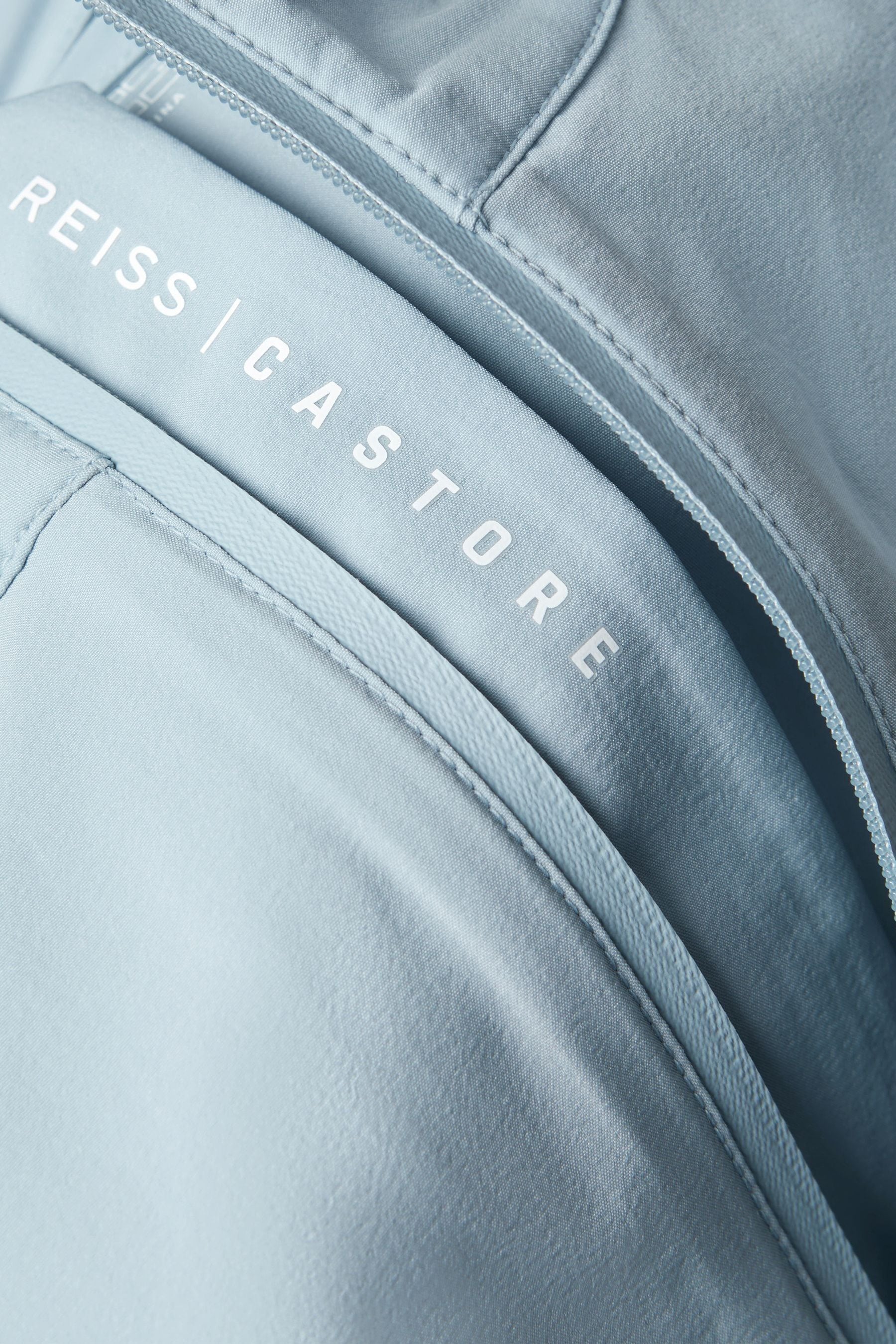 Buy Reiss Blue Silver Dalton Castore Water Repellent Track Jacket from the Next UK online shop