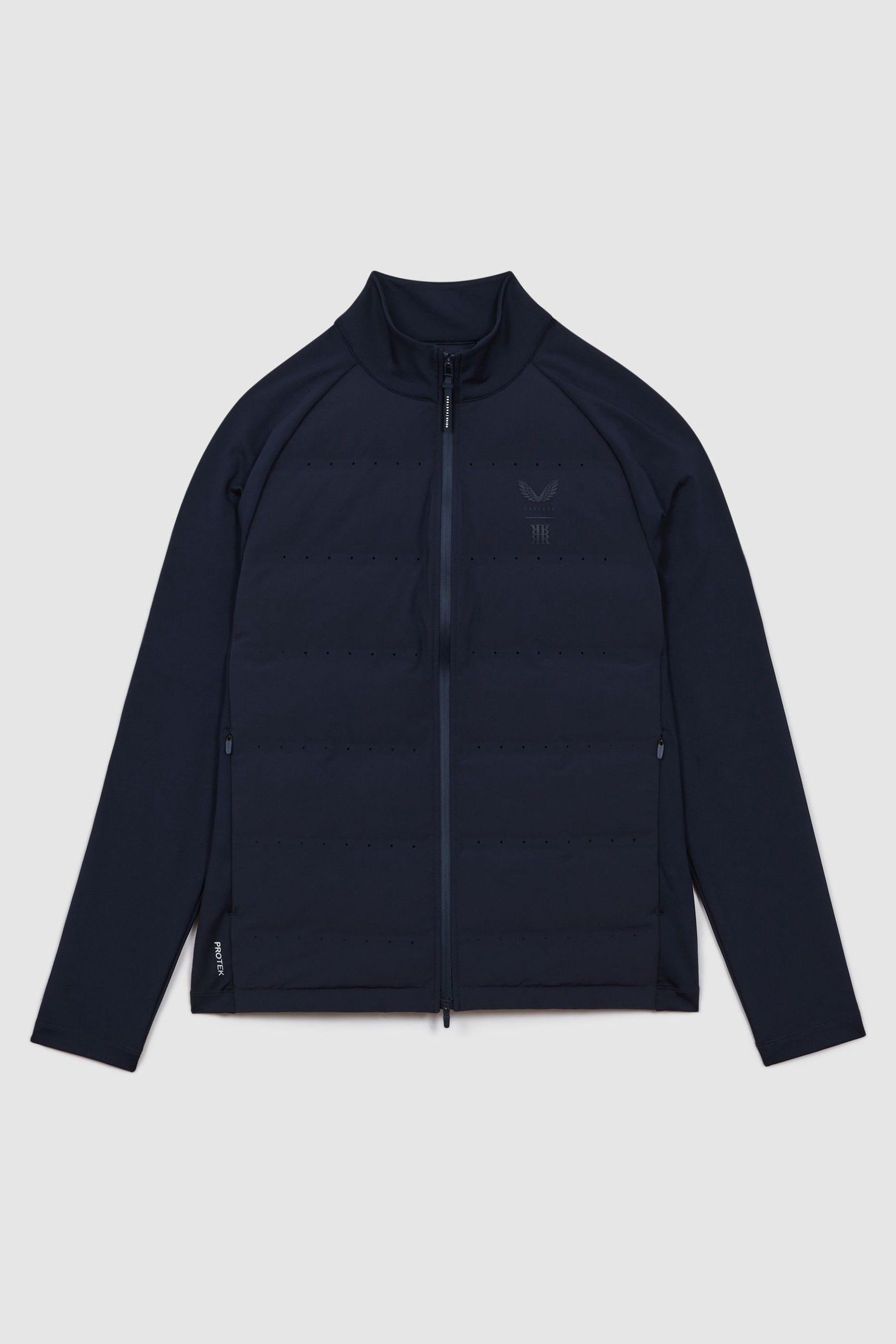 Buy Reiss Midnight Navy Cruze Castore Water Repellent Hybrid Quilted Jacket from the Next UK online shop