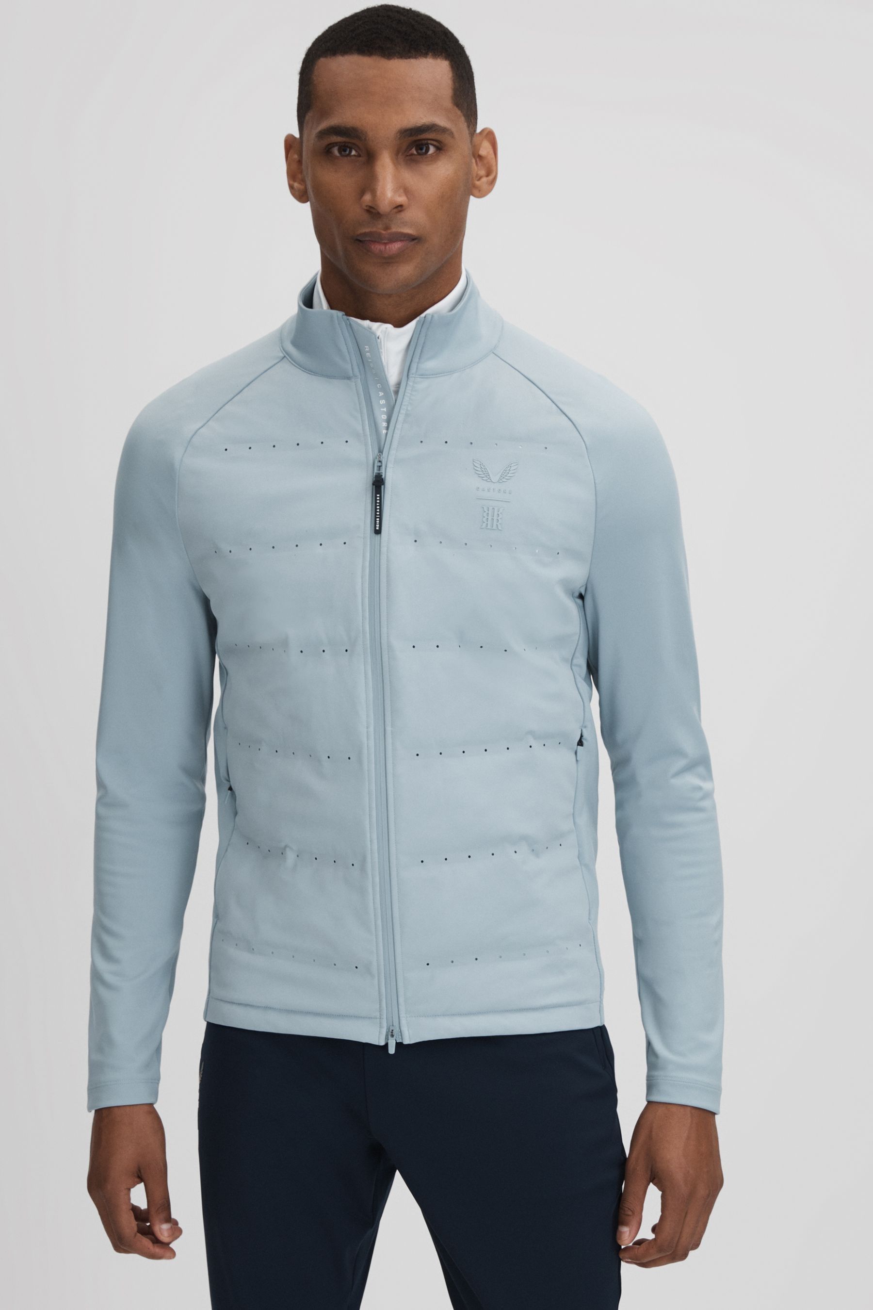 Hybrid quilted jacket deals