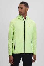 Reiss Iced Citrus Yellow Adler Castore Water Repellent Running Jacket - Image 1 of 9