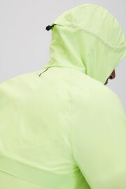 Reiss Iced Citrus Yellow Adler Castore Water Repellent Running Jacket - Image 6 of 9