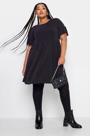 Yours Curve Purple Peplum Frill Tunic - Image 1 of 4