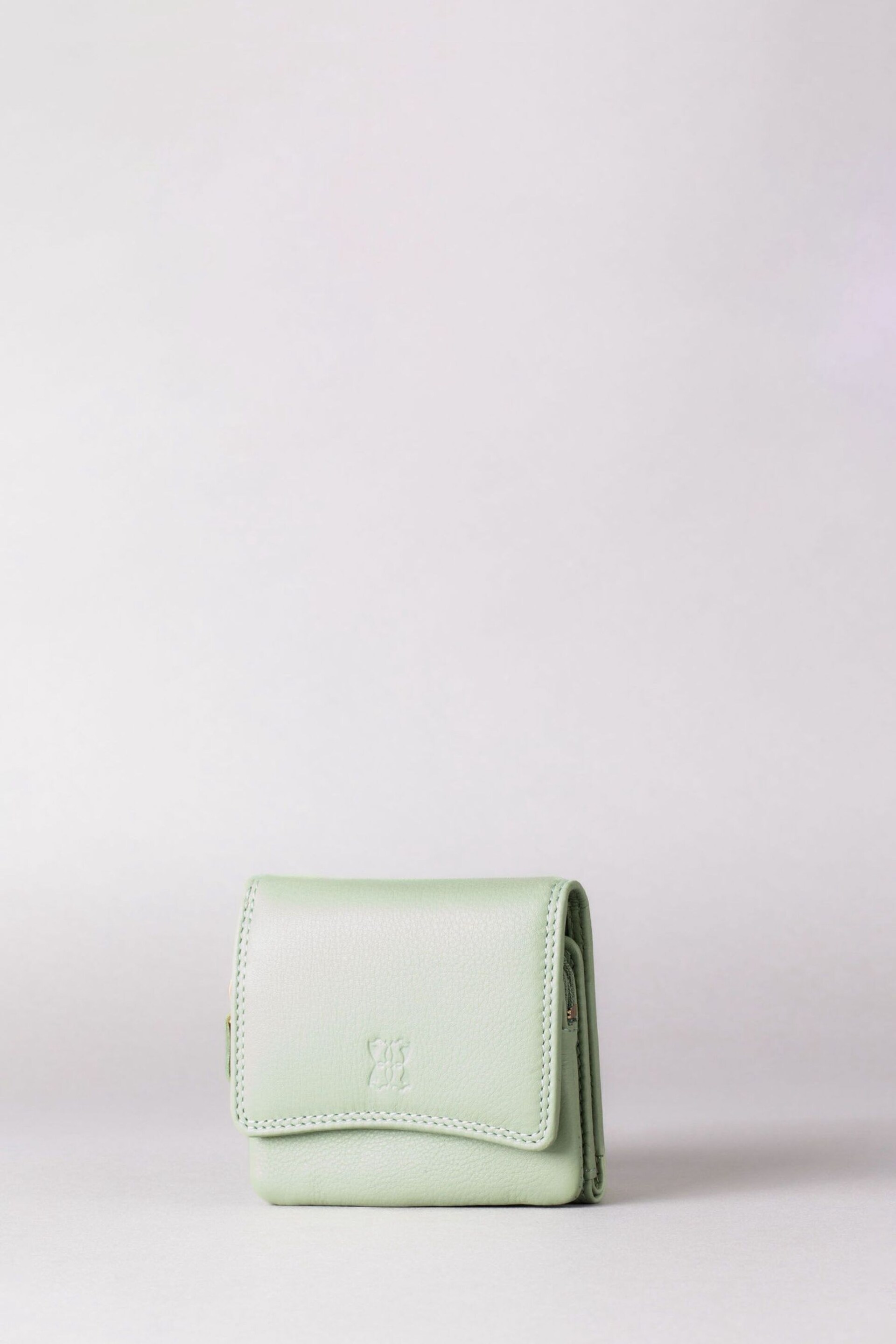 Lakeland Leather Green Small Leather Flapover Purse - Image 1 of 4