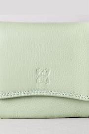 Lakeland Leather Green Small Leather Flapover Purse - Image 4 of 4